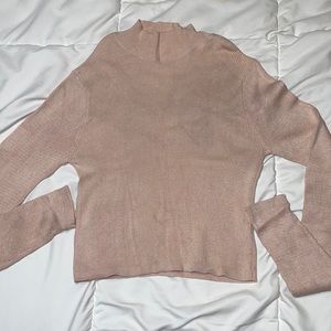 light pink sweater